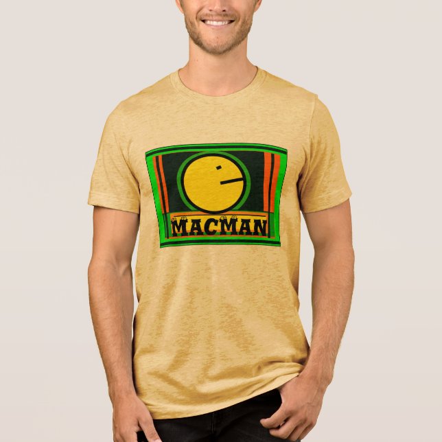 MacMan Tri-Blend Shirt (Vorderseite)