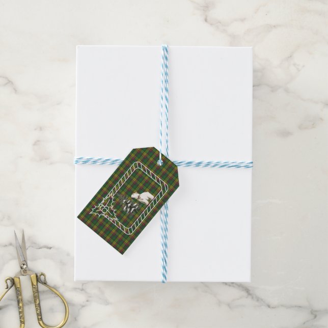 MacMillan Alt Schottischer Clan Tartan Geschenkanhänger (Mit Garn)