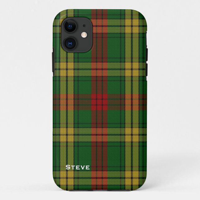 MacMillan-ClanTartan karierter iPhone 5S Fall Case-Mate iPhone Hülle (Rückseite)