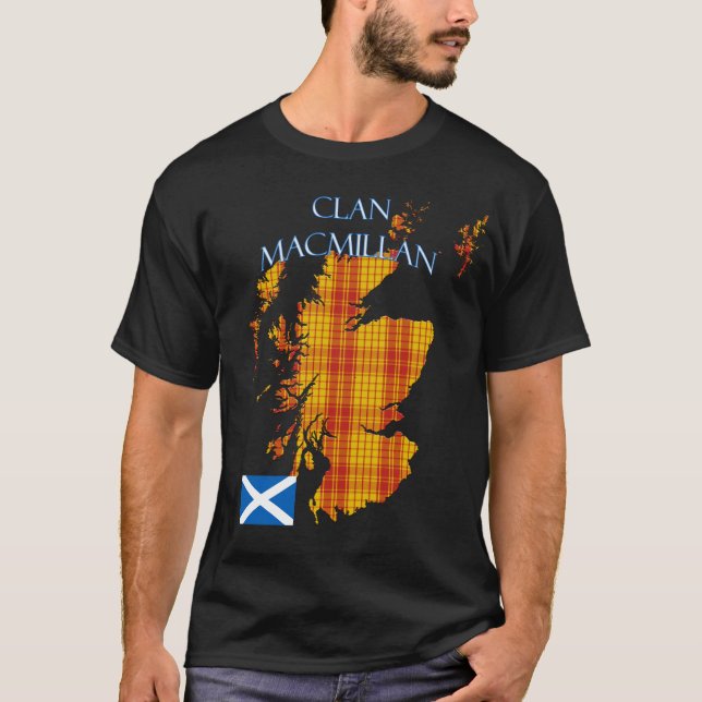 MacMillan Scottish Clan Tartan Scotland T-Shirt (Vorderseite)