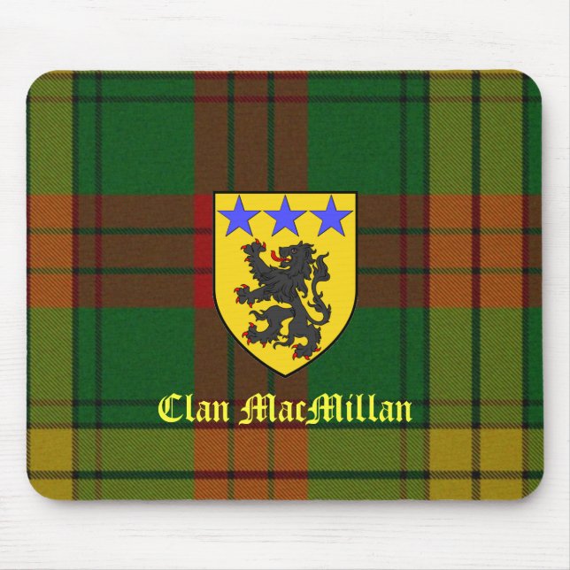 MacMillan Tartan-Wappen Mousepad (Vorne)