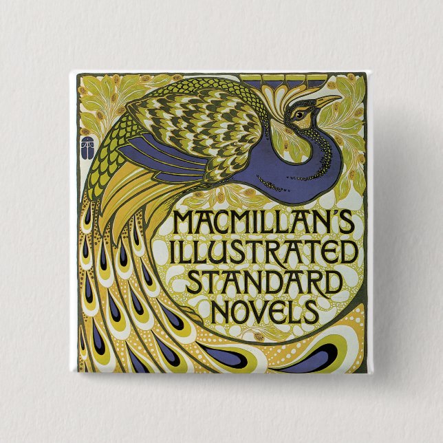 MacMillan's Pfauenausgabe Button (Vorderseite)