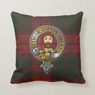 MacNab Tartan & Abzeichen Kissen