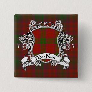 MacNab Tartan-Schild Button