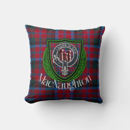 MacNaughton Scottish Clan Tartan & Wappen Kissen