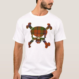 MacNaughton Tartan Skull No Banner T-Shirt