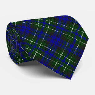 Macneil Colonsay tartan blue green kariert Krawatte