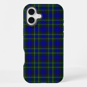 Macneil of Colonsay Tartan blau grün kariert iPhone 16 Plus Hülle