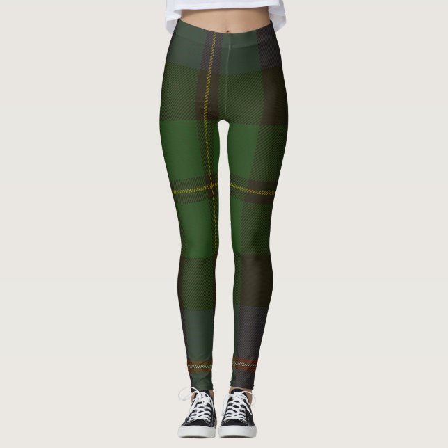MacNeil Tartan-Clan kariert Leggings (Vorderseite)