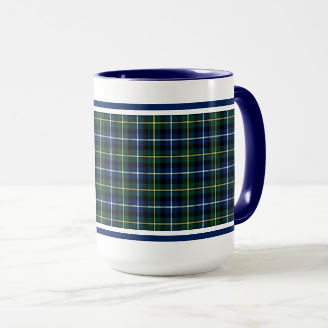 MacNeil von Barra Clan Tartan Tasse (VorderseiteRechts)