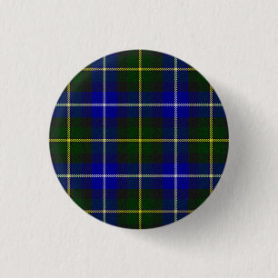 Macneil von Barra tartan blau kariert Button