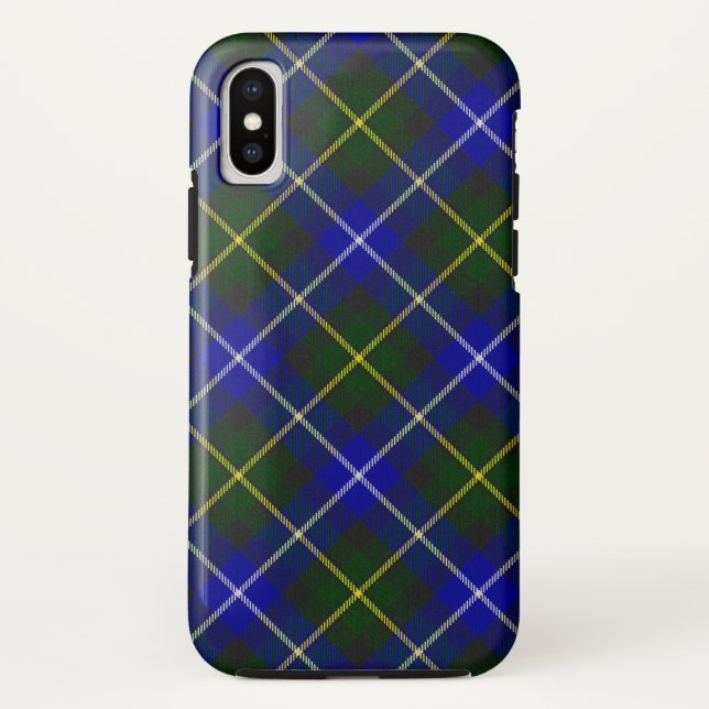 Macneil von Barra tartan blau kariert Case-Mate iPhone Hülle (Rückseite)