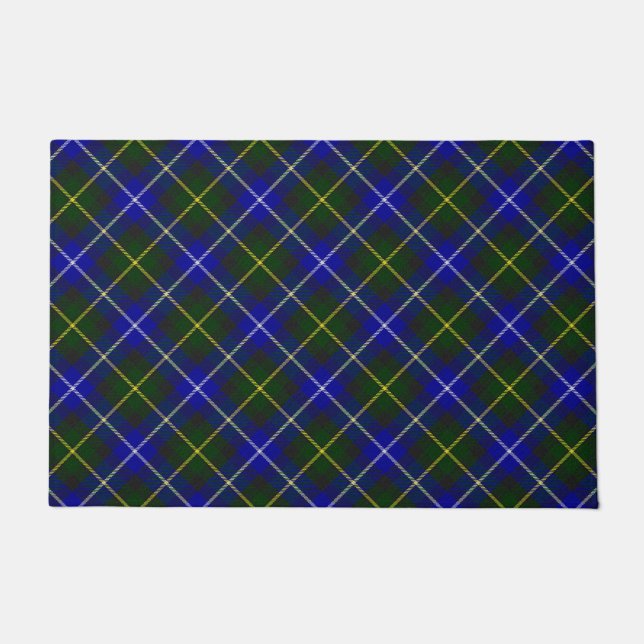Macneil von Barra tartan blau kariert Fußmatte (Vorderseite)