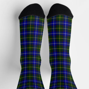 Macneil von Barra tartan blau kariert Socken