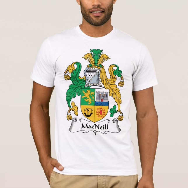 MacNeill Familienwappen T-Shirt (Vorderseite)