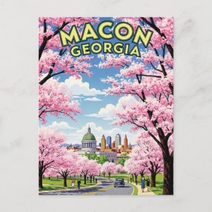 Macon Georgia Reise Postkarte