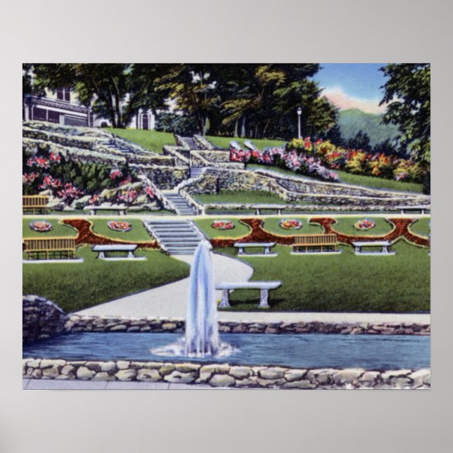 Macon Georgia Washington Park Poster (Vorne)