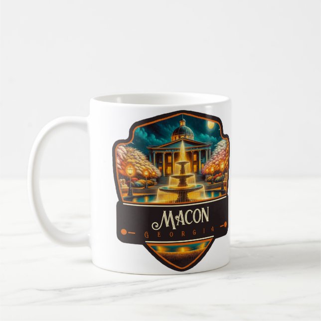 Macon, Georgien | VINTAG Kaffeetasse (Links)