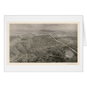 Macon, panoramische Karte GA - 1912