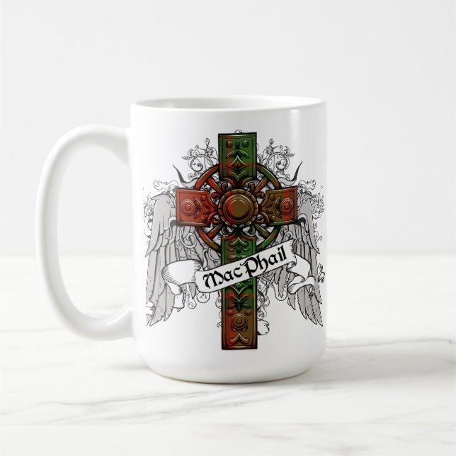 MacPhail Tartan-Kreuz Tasse (Links)