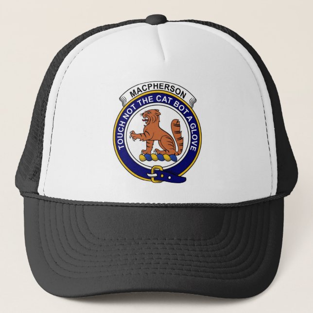 MacPherson-Clan-Abzeichen Truckerkappe (Vorderseite)