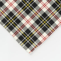 MacPherson Clan Black and White Dress Tartan