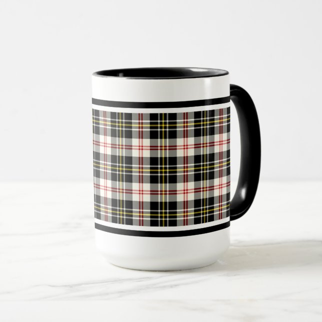 MacPherson Clan Formal Dress Tartan Tasse (VorderseiteRechts)