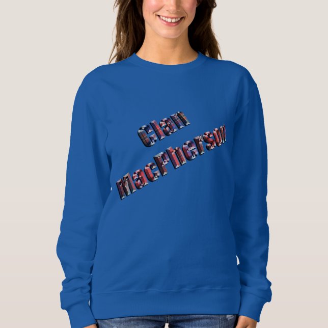 MacPherson Clan Tartan Name Sweatshirt (Vorderseite)