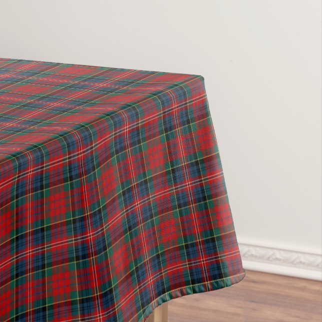 MacPherson Clan Tartan Red, Blue and Green Kariert Tischdecke (Beispiel)