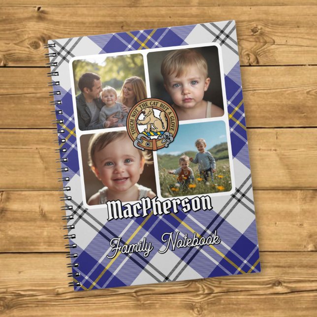 MacPherson Familienfoto-Collage Notizblock (Von Creator hochgeladen)