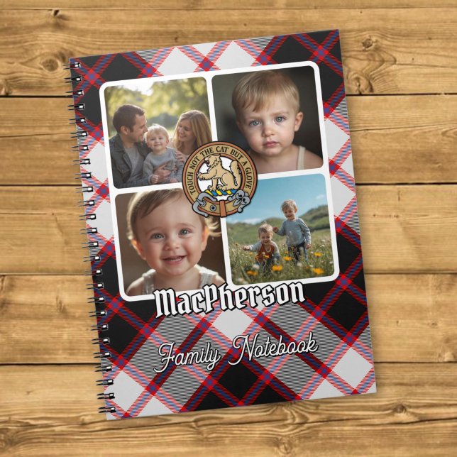 MacPherson Familienfoto-Collage Notizblock (Von Creator hochgeladen)