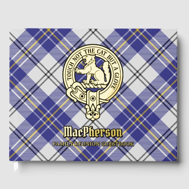 MacPherson Family Wiedersehen Gästebuch (Vorderseite)
