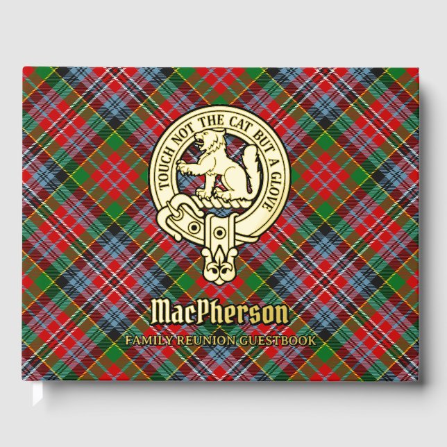 MacPherson Family Wiedersehen Gästebuch (Vorderseite)