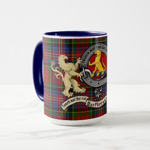 MacPherson/McPherson Abzeichen & Tartan Personalis Tasse