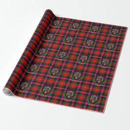 MacPherson Schottischer Clan Tartan & Wappen Geschenkpapier