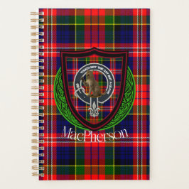 MacPherson-Schottischer-Clan-Tartan & -Wappen Planer