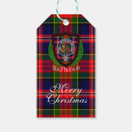 MacPherson Scottish Clan Tartan & Crest Geschenkanhänger