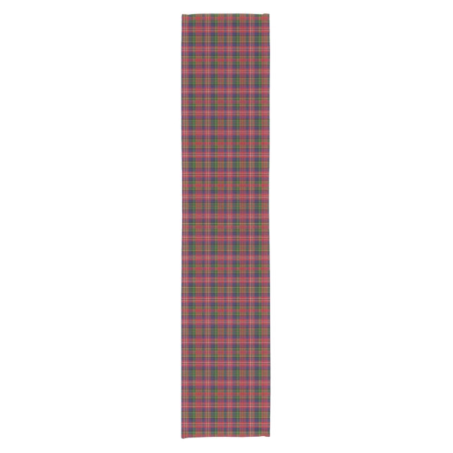 MacPherson Tartan Kariert Table Runner Kurzer Tischläufer (Vorderseite)