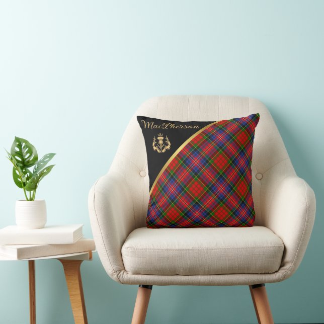 MacPherson Tartan Throw Pillow Kissen (Stuhl )