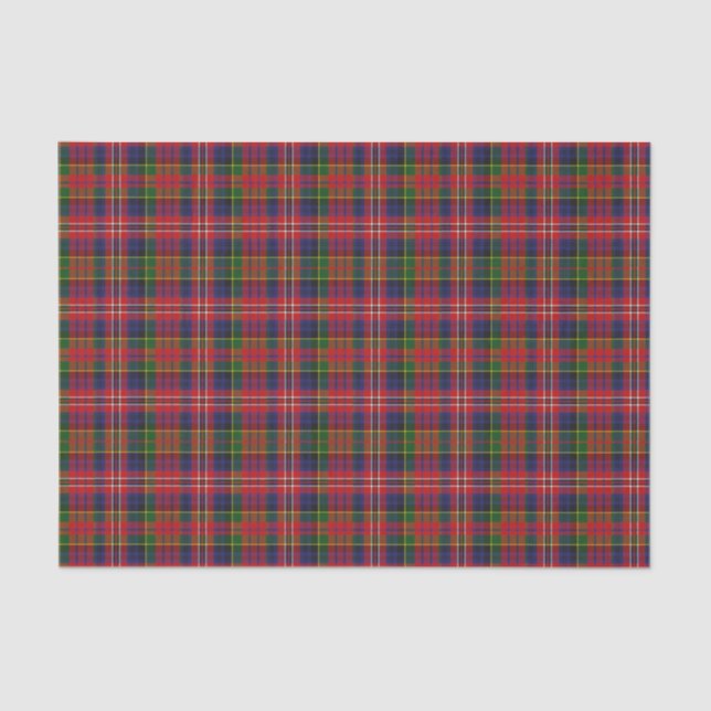 MacPhersontartan-kariertes Seidenpapier (Vorderseite)