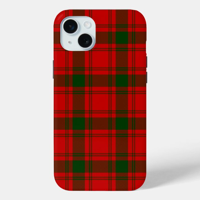 MacQuarrie Tartan rot kariert Case-Mate iPhone Hülle (Rückseite)