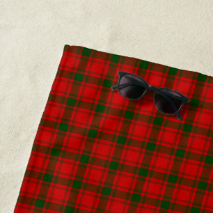 MacQuarrie Tartan rot kariert Strandtuch