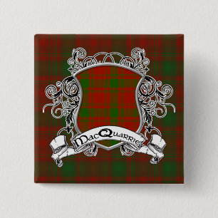 MacQuarrie Tartan-Schild Button