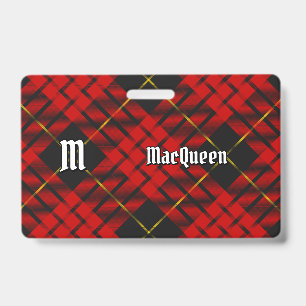 MacQueen Clan Tartan Ausweis