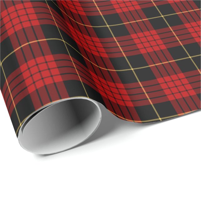 MacQueen Clan Tartan Geschenkpapier (Rolleneckpunkt)