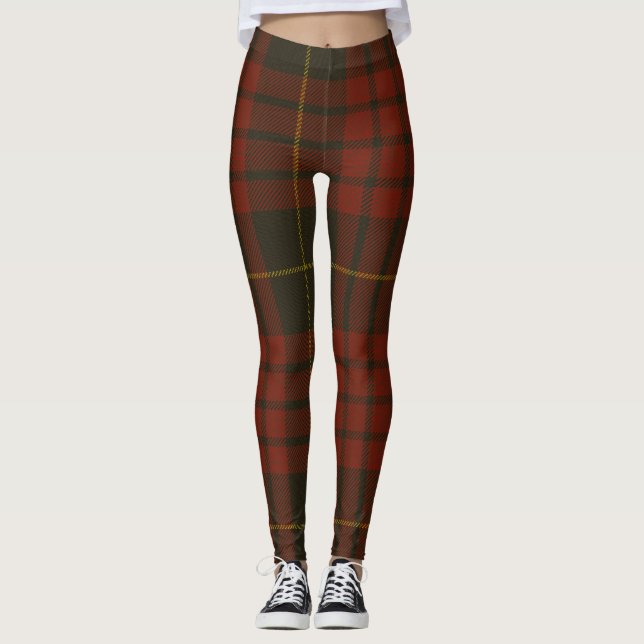 MacQueen Tartan-Clan kariert Leggings (Vorderseite)