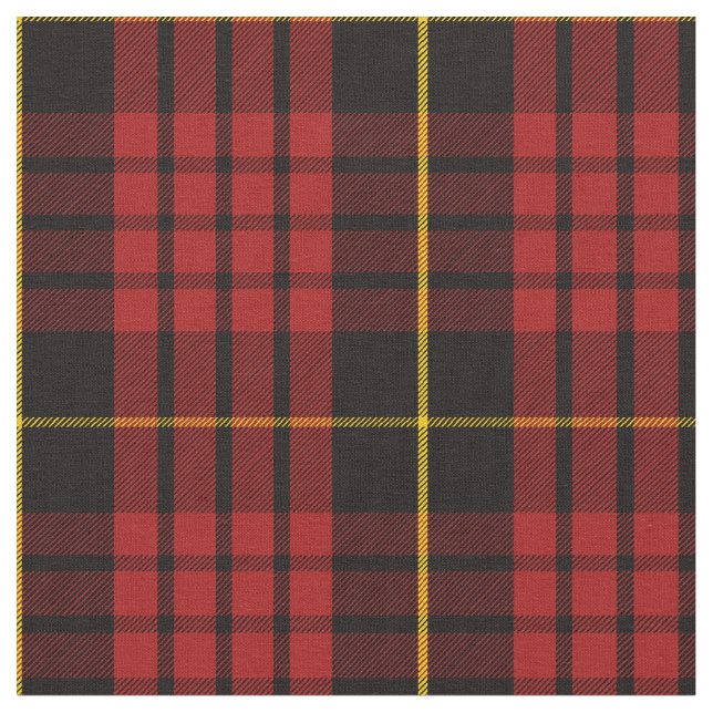 MacQueen Tartan-Druck Stoff (Nahaufnahme)