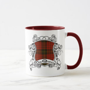 MacQueen Tartan-Schild Tasse