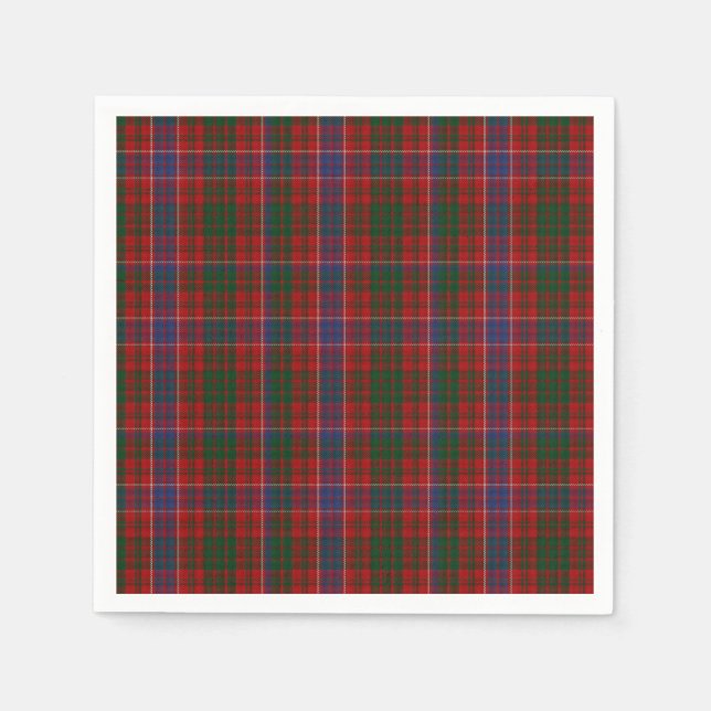 MacRae Tartan Kariert Paper Napkins Serviette (Vorderseite)