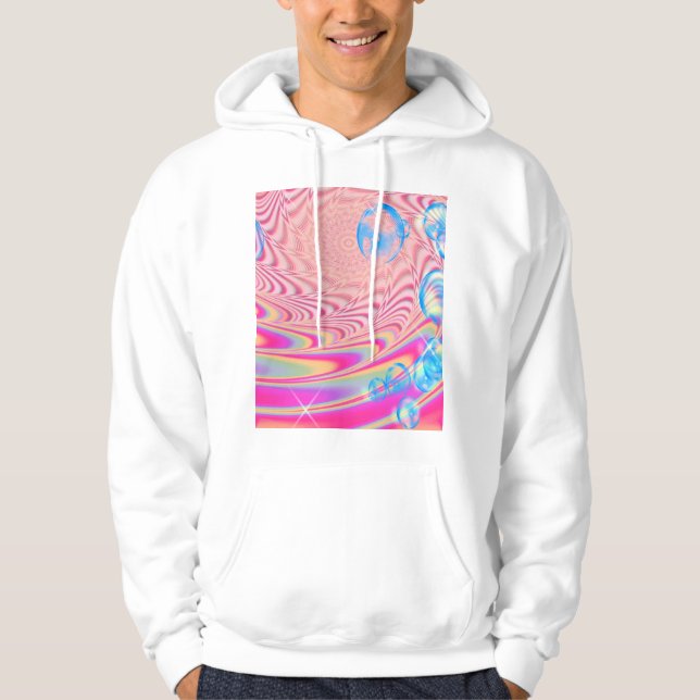 MACRAME'- Abstraktes Bild des Fraktals Kunst - Hoodie (Vorderseite)